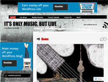 Tablet Screenshot of itsonlymusicbutlive.com